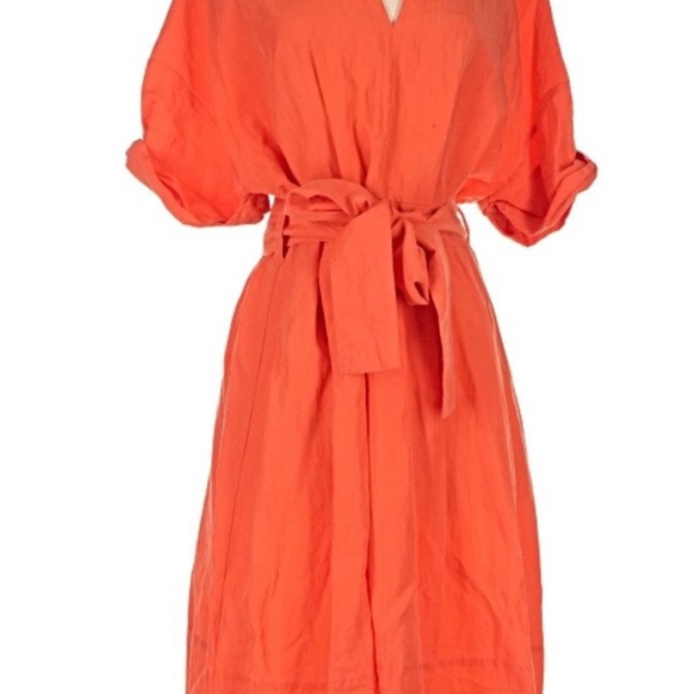 Vince small Orange Belted Dress